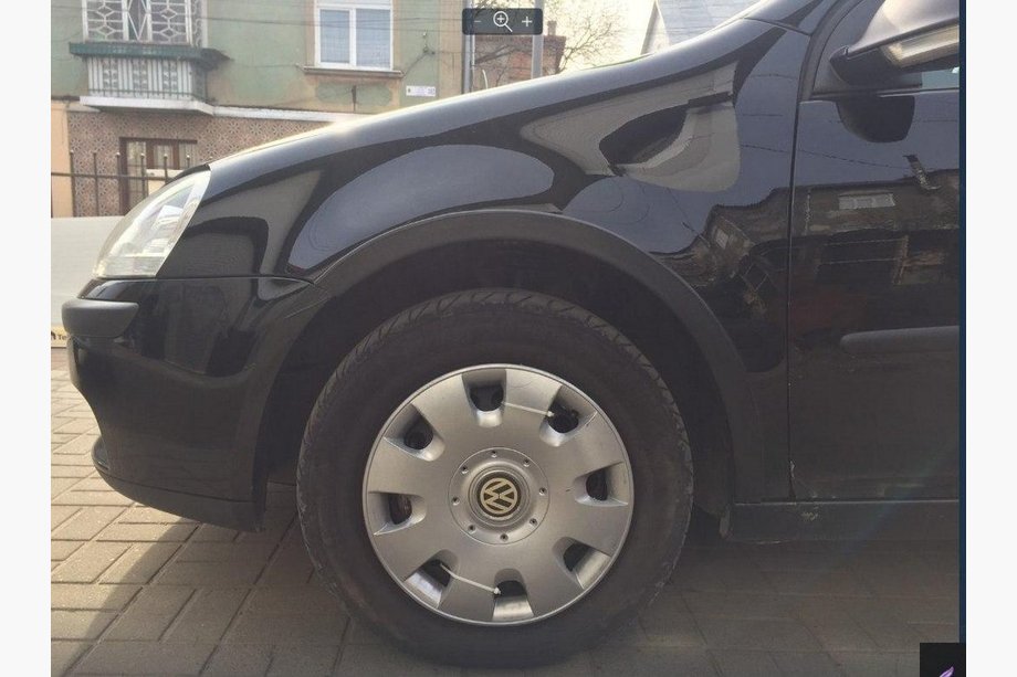 Volkswagen Golf 5 2003-2009 гг. Расширители арок (4 шт, Черный Матовый) Image