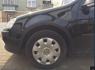 Volkswagen Golf 5 2003-2009 гг. Расширители арок (4 шт, Черный Матовый) фото 1