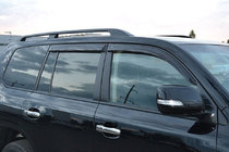 Toyota Land Cruiser 200 2007-2021 гг. Ветровики на окна 8 см (4 шт, Cobra) фото 1