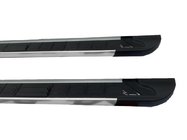 Chrysler Voyager 2001-2007 гг. Боковые Подножки RedLine Black (2 шт., Алюминий) фото 1