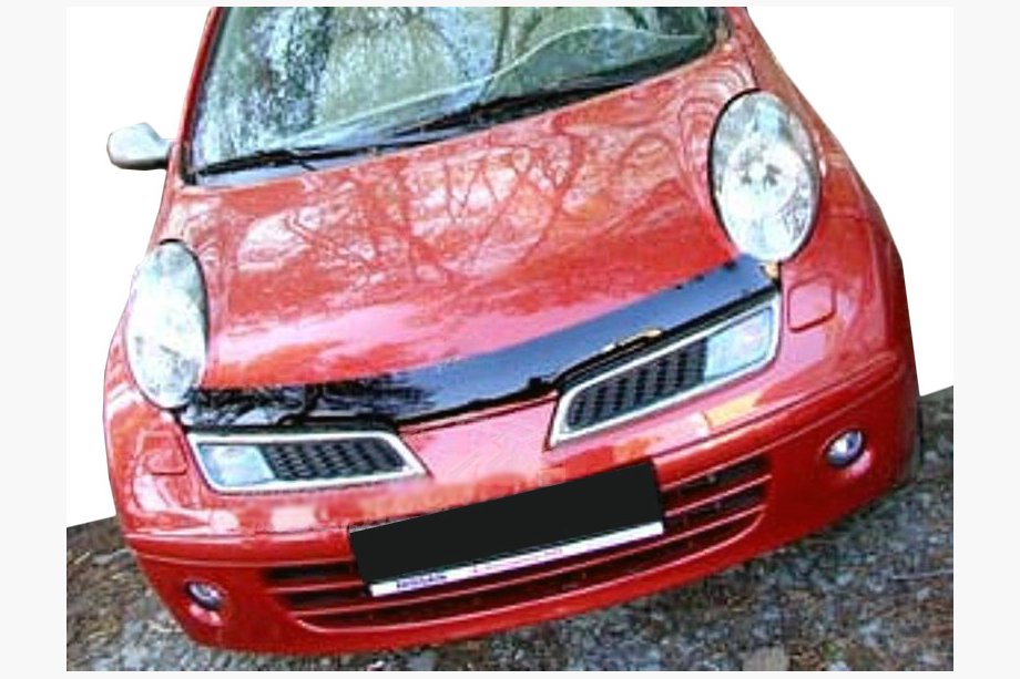 Nissan Micra K12 2003-2010 гг. Дефлектор капота (SIM) Image