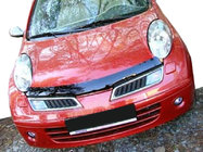Nissan Micra K12 2003-2010 гг. Дефлектор капота (SIM) фото 1