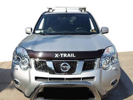 Nissan X-trail T31 2007-2014 гг. Дефлектор капота с логотипом (SIM) фото 1