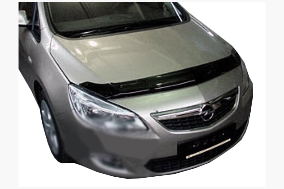 Opel Astra J 2009-2015 гг. Длинный дефлектор капота HB 2010+ (SIM) Image