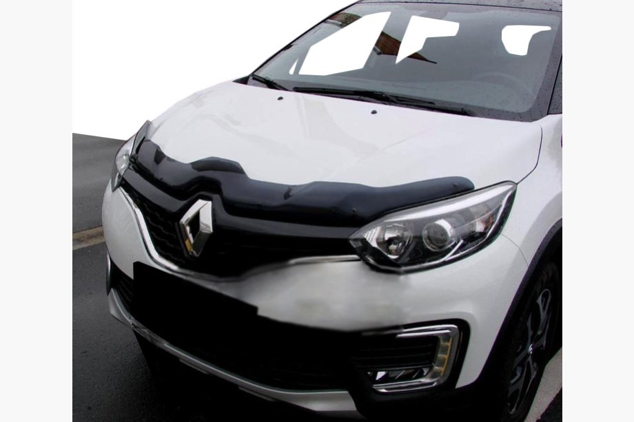 Renault Captur 2013-2019 гг. Дефлектор капота (SIM) Image