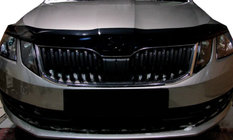 Skoda Octavia III A7 2013-2019 гг. Дефлектор капота 2017+ (SIM) фото 1