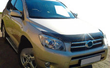 Toyota Rav 4 2006-2013 гг. Дефлектор капота 2006-2010 (SIM) фото 1