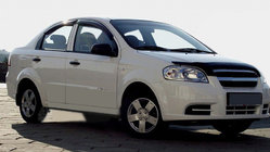 Chevrolet Aveo T250 2005-2011 гг. Ветровики SD (4 шт, SIM) фото 1