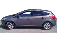 Ford Focus III 2011-2017 гг. Ветровики на окна (4 шт, SIM) фото 1