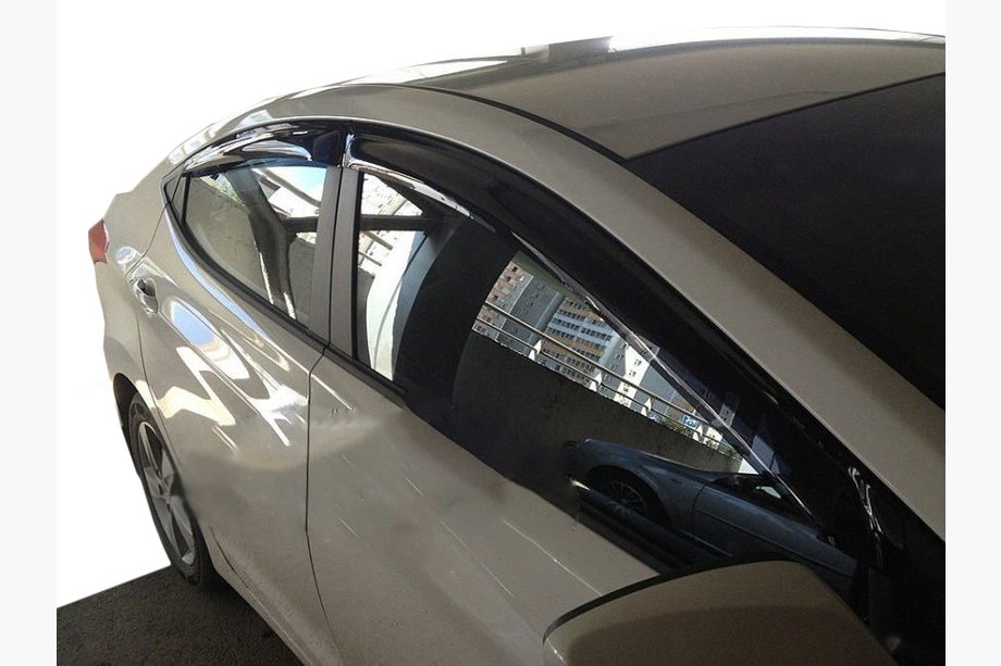 Hyundai Elantra (MD/UD) 2011-2015 гг. Ветровики на окна (4 шт, SIM) Image