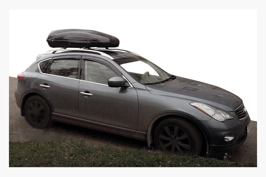 Infiniti EX 2007-2013 гг. Ветровики на окна (4 шт, SIM) Image