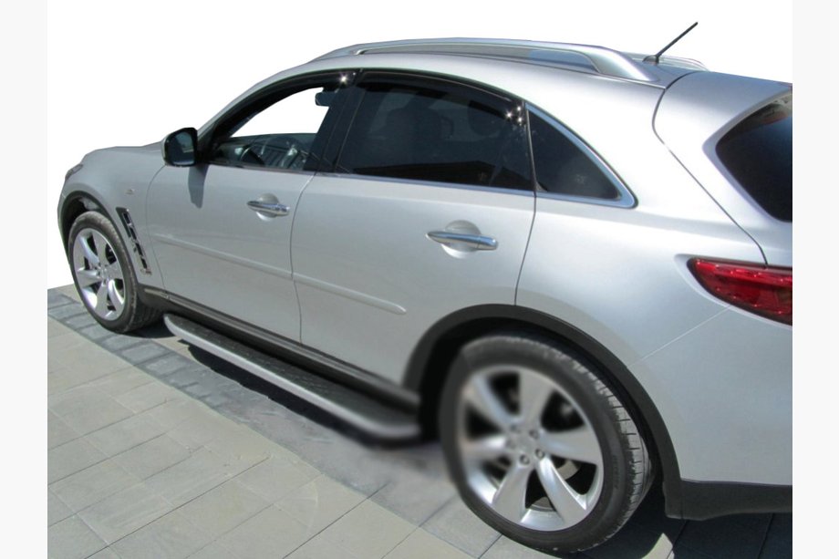 Infiniti FX 2008-2012 гг. Ветровики на окна (4 шт, SIM) Image