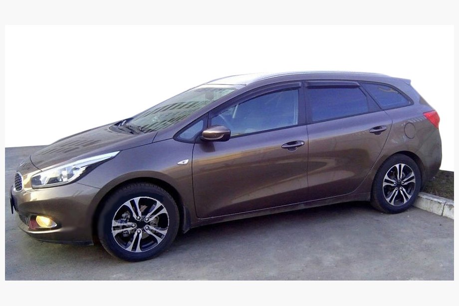 Kia Ceed 2012-2018 гг. Ветровики WG (4 шт, SIM) Image