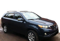 Kia Sorento II XM 2009-2014 гг. Ветровики на окна (4 шт, SIM) фото 1