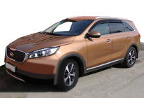 Kia Sorento III UM 2014-2020 гг. Ветровики на окна (4 шт, SIM) фото 1
