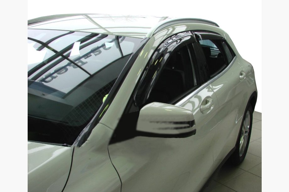 Mercedes GLA X156 2014-2019 гг. Ветровики на окна (4шт, SIM) Image