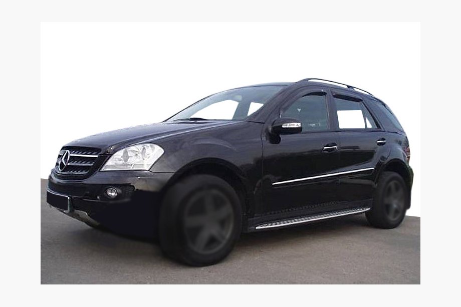 Mercedes ML W164 2005-2011 гг. Ветровики на окна (4шт, SIM) Image