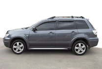 Mitsubishi Outlander 2001-2006 гг. Ветровики на окна (4шт, SIM) фото 1