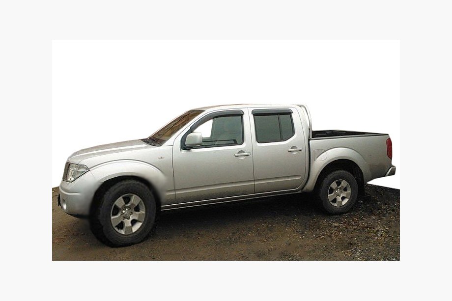 Nissan Navara 2006-2015 гг. Ветровики на окна (4шт, SIM) Image