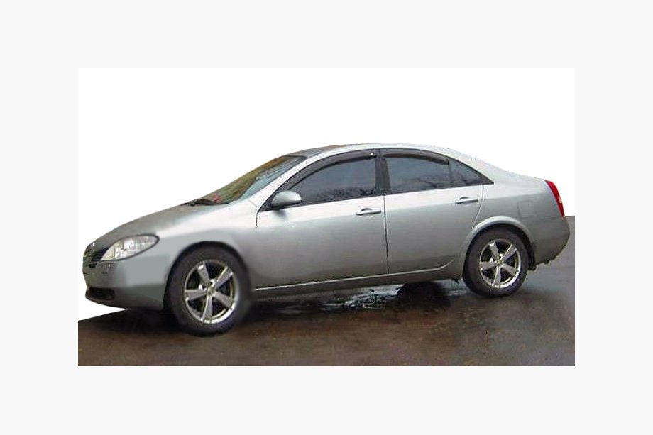 Nissan Primera P12 2002–2007 гг. Ветровики на окна (4шт, SIM) Image