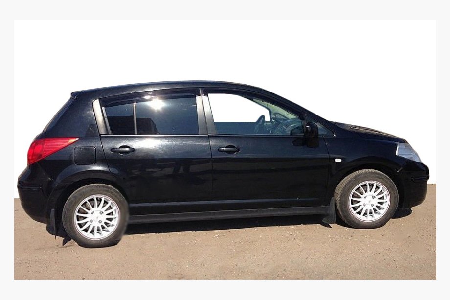 Nissan Tiida 2004-2011 гг. Ветровики HB (4 шт, ANV) Image