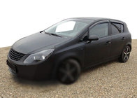 Opel Corsa D 2007-2014 гг. Ветровики на окна (4 шт, SIM) фото 1