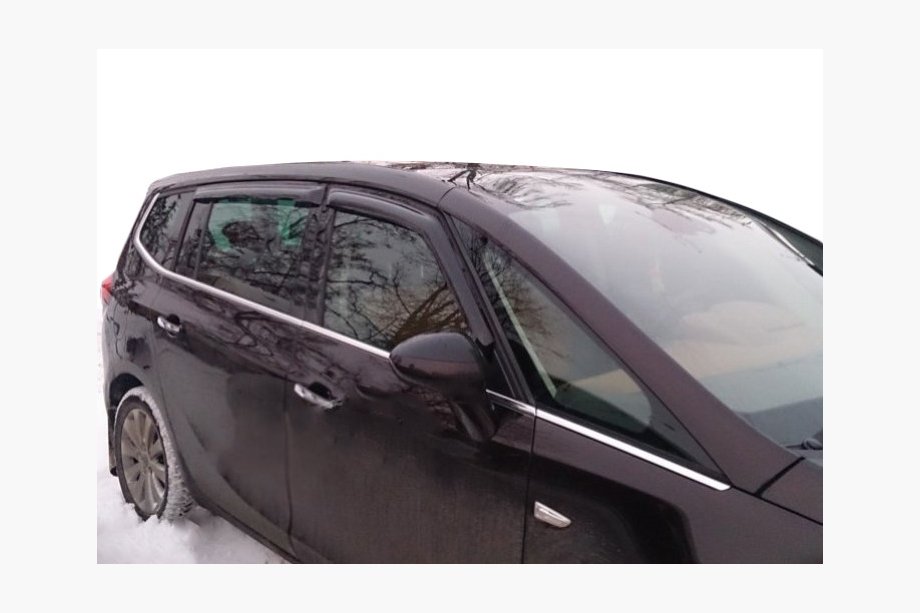 Opel Zafira C Tourer 2011-2019 гг. Ветровики на окна (4 шт, SIM) Image