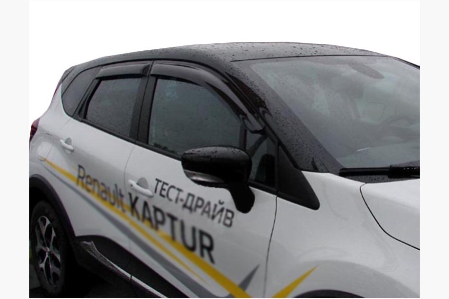 Renault Captur 2013-2019 гг. Ветровики на окна (4 шт, SIM) Image
