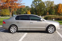 Skoda Superb 2009-2015 гг. Ветровики SD (4 шт, SIM) фото 1