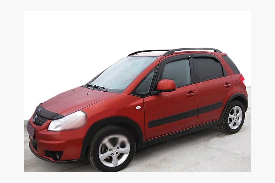 Suzuki SX4 2006-2013 гг. Ветровики HB (4 шт, SIM) Image