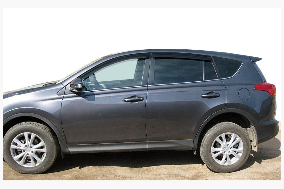 Toyota Rav 4 2013-2018 гг. Ветровики на окна (4 шт, SIM) Image