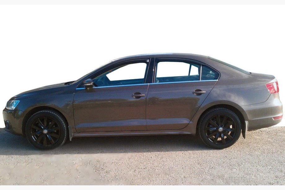 Volkswagen Jetta 2011-2018 гг. Ветровики на окна (4 шт, SIM) Image