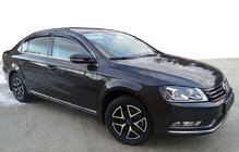 Volkswagen Passat B7 2012-2015 гг. Ветровики SD (4 шт, SIM) фото 1