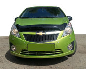 Chevrolet Spark 2009-2015 гг. Дефлектор капота (SIM) фото 1