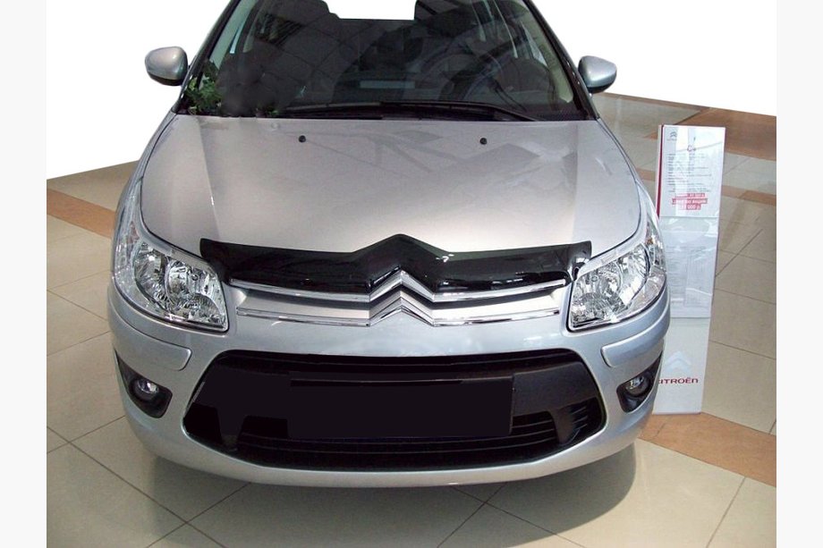 Citroen C-4 2004-2010 гг. Дефлектор капота 2008+ (SIM) Image