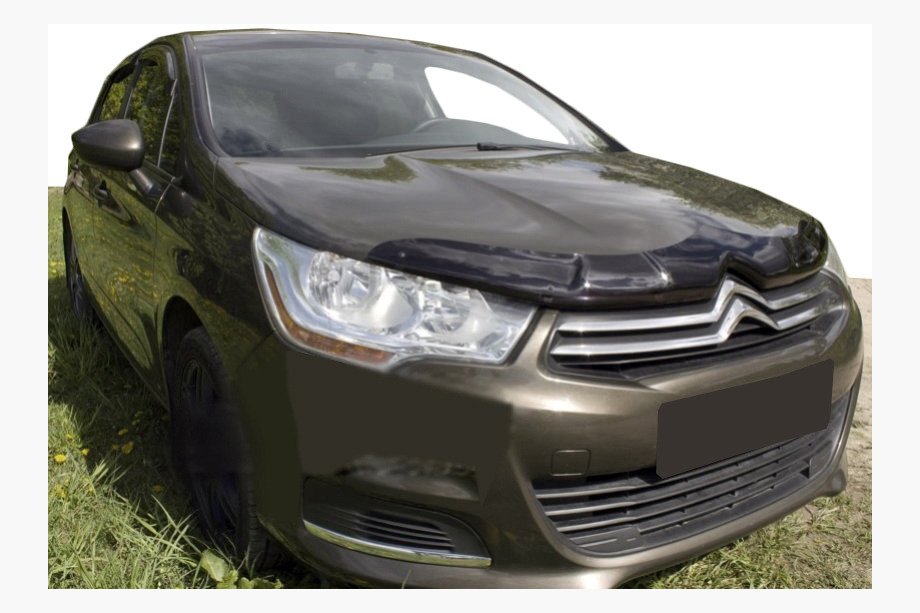Citroen C-4 2010-2018 гг. Дефлектор капота HB-5d 2011+ (SIM) Image