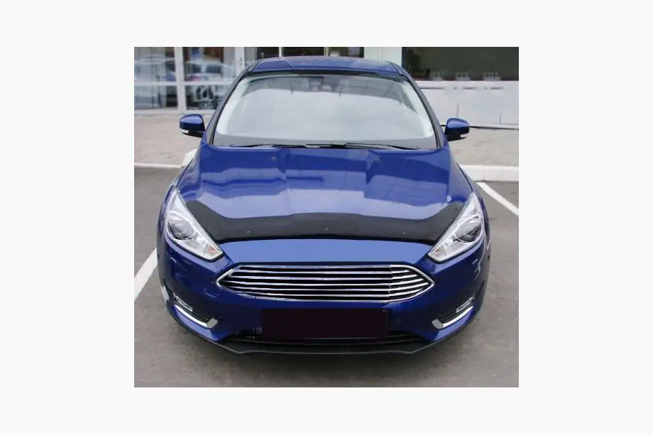 Ford Focus III 2011-2017 гг. Дефлектор капота 2015+ (SIM) Image