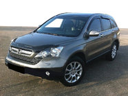 Honda CRV 2007-2011 гг. Дефлектор капота 2007-2009 (SIM) фото 1