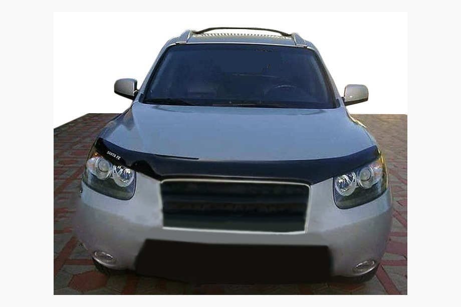 Hyundai Santa Fe 2 2006-2012 гг. Дефлектор капота (SIM) Image
