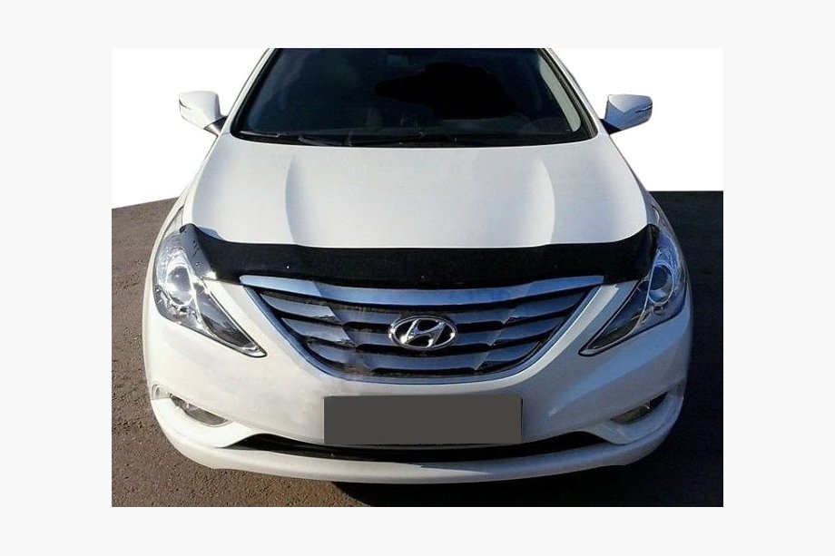 Hyundai Sonata YF 2010-2014 гг. Дефлектор капота (SIM) Image