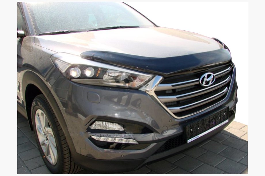 Hyundai Tucson TL 2016-2021 гг. Дефлектор капота (SIM) Image
