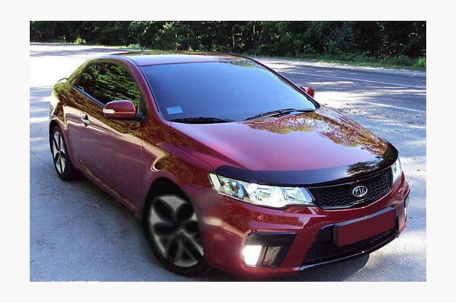 Kia Cerato 2 2010-2013 гг. Дефлектор капота SD 2010-2013 (SIM) Image