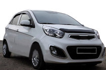 Kia Picanto 2011-2016 гг. Дефлектор капота (SIM) фото 1