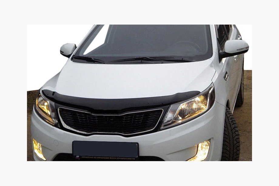 Kia Rio 2012-2017 гг. Дефлектор капота SD / HB (SIM) Image