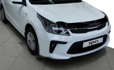Kia Rio 2017- гг. Дефлектор капота SD/HB 2017+ (SIM) фото 1