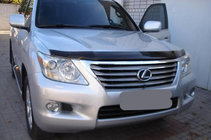 Lexus LX570/450d 2008-2022 гг. Дефлектор капота 2008-2015 (HIC) фото 1