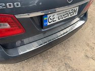 Mercedes E-class W212 2009-2016 гг. Накладка на задний бампер Carmos (SW, нержавейка) фото 1