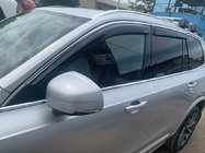 Volvo XC90 2015- гг. Ветровики с хромированной полосой (4 шт, HIC) фото 8