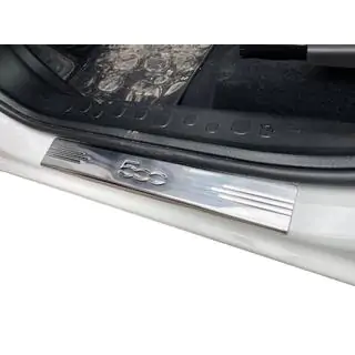 Накладки на пороги 500L (Carmos, 4 шт, нержавейка)
