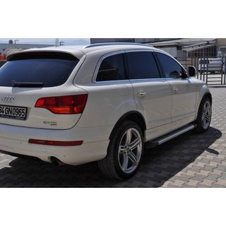 Боковые пороги Allmond Grey (2 шт., алюминий)